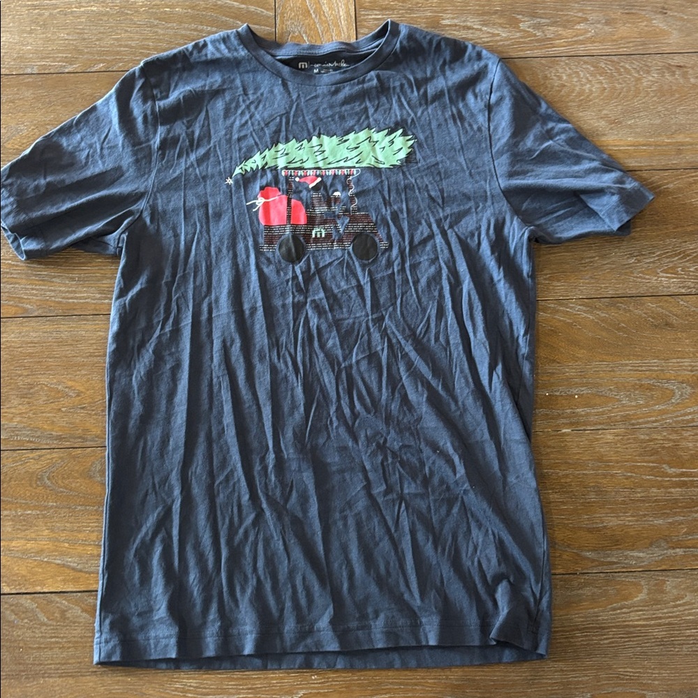 Travis Mathew Blue Graphic Tee